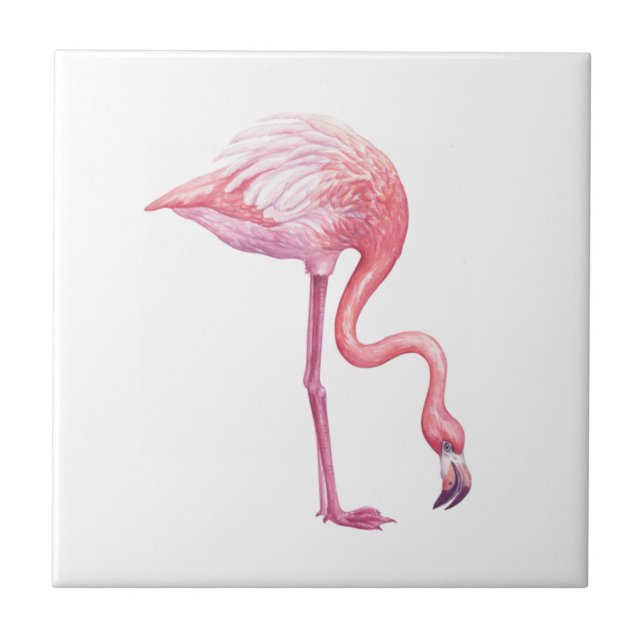 Flamingo Ceramic Tile (Front)