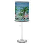 Flamingo Christmas Holiday table lamp (Right)
