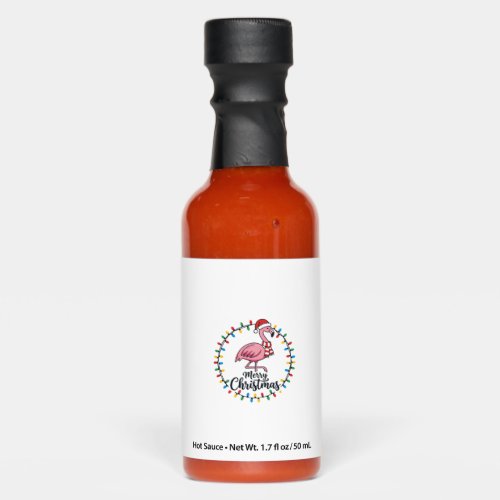Flamingo Christmas Lights Holiday Hot Sauces