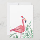 Flamingo Christmas Party Invitation | Zazzle