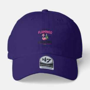 Flamingo Christmas Quote Vector 47 Brand Hat