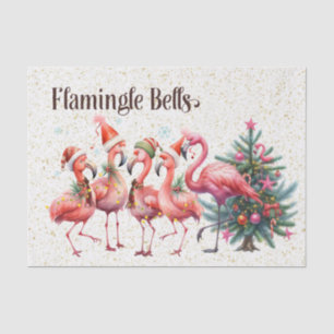 Flamingo Christmas themed Tissue Paper