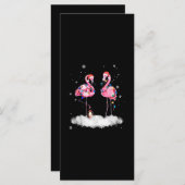 Flamingo Christmas Tree Santa Hat Light (Front/Back)