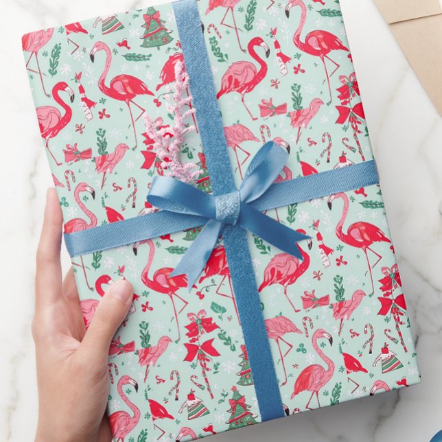 Flamingo christmas  wrapping paper (Creator Uploaded)
