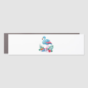 Flamingo Chucks and Pearls Comma La Harris 2024 Car Magnet