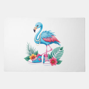 Flamingo Chucks and Pearls Comma La Harris 2024 Doormat