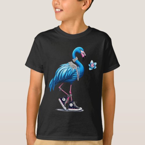 Flamingo Chucks And Pearls Comma La Kamala 2024  T_Shirt