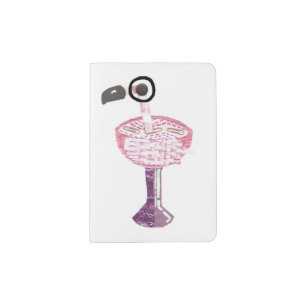 Flamingo Cocktail Passport Holder