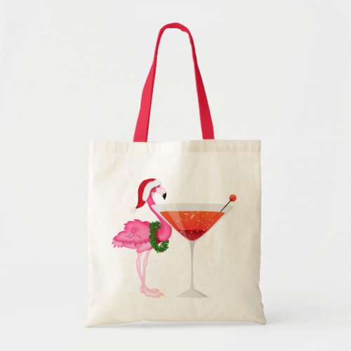 Flamingo Cocktail Tote _ SRF
