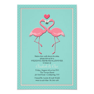 Flamingo Couple Invitation