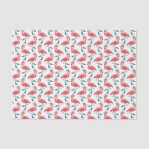 Flamingo Cowboy Boots and Hats Pattern Tissue Paper