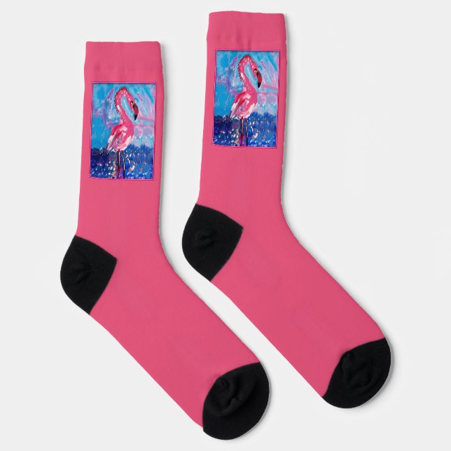 Flamingo Crew Socks (Right)