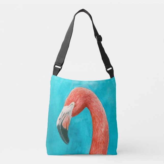 Flamingo Crossbody Bag (Front)