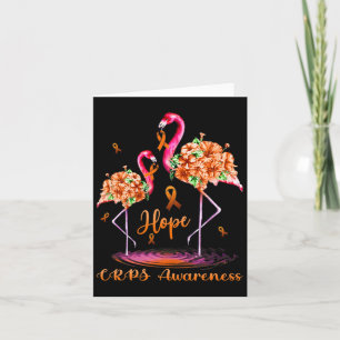 Flamingo Crps Awareness  Card