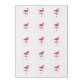 Flamingo- Customize - cupcake topper Edible Frosting Rounds (Sheet)