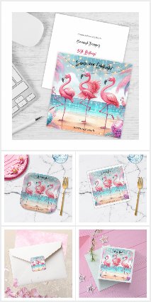 Flamingo Dance and Birthday Celebration Party