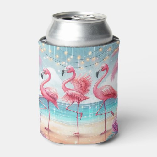 Flamingo Dance and Birthday Celebration Party Can Cooler