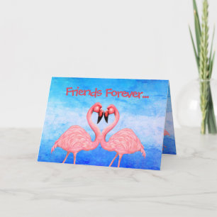 Flamingo Dance Card