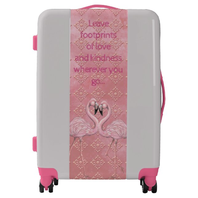 Flamingo Dance Luggage (Front)