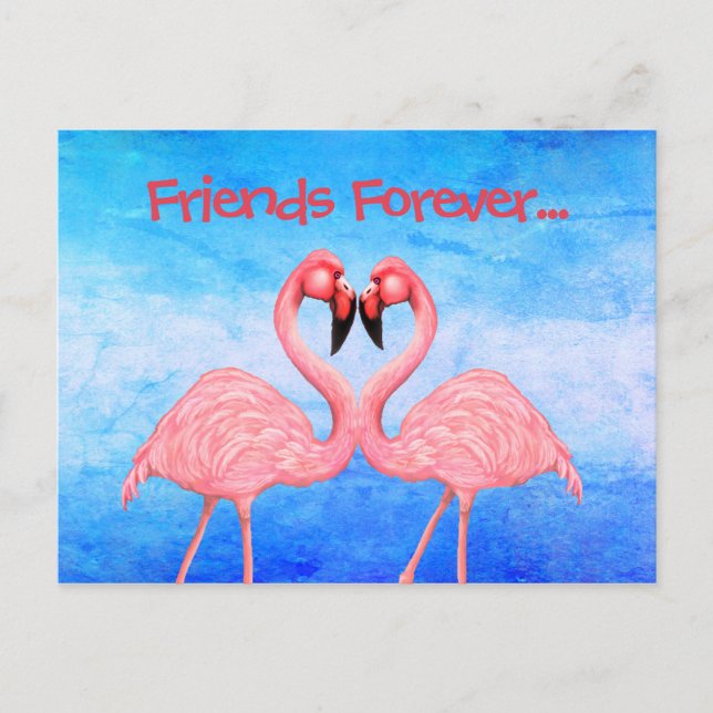 Flamingo Dance Postcard (Front)
