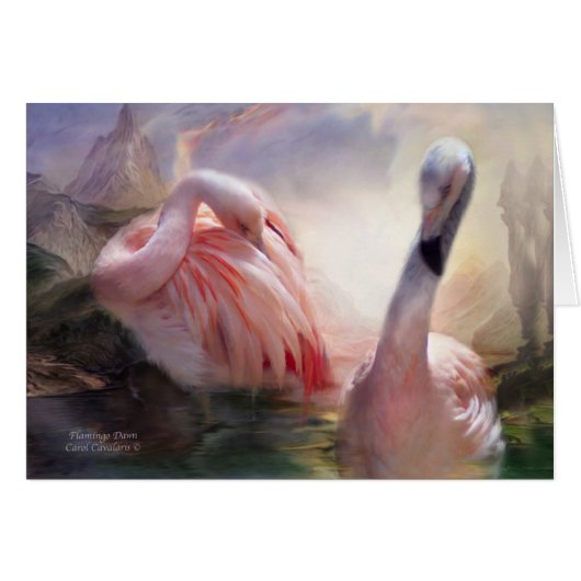 Flamingo Dawn ArtCard Cards (Front Horizontal)