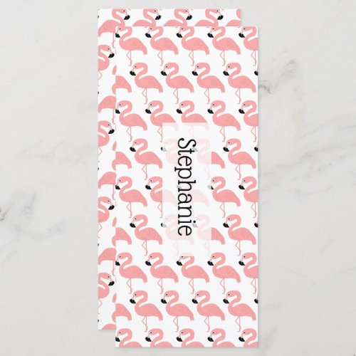 Flamingo Design Bookmark