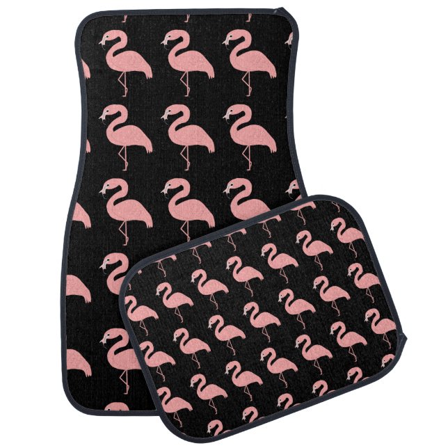 Flamingo Design Car Floor Mat (Set)