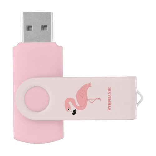 Flamingo Design Personalised Flash Drive