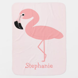 Flamingo Design Swaddle Blanket