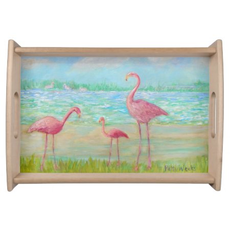 Flamingo Dreaming Serving Tray