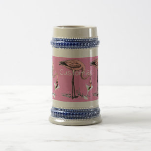 Flamingo Drinking Martini Thunder_Cove Beer Stein