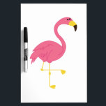 Flamingo Dry-Erase Board<br><div class="desc">Love is in the air in the Everglades. This flamboyant image of the birds from Embroidery patterns is sure to set your heart aflutter!</div>