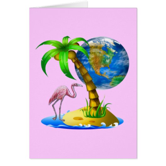 Flamingo Earth Cards (Front)
