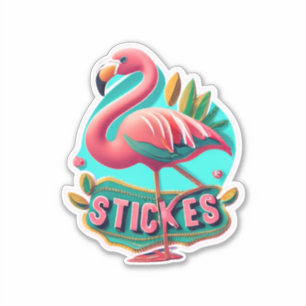 Flamingo Elevate Your Style with Stickers