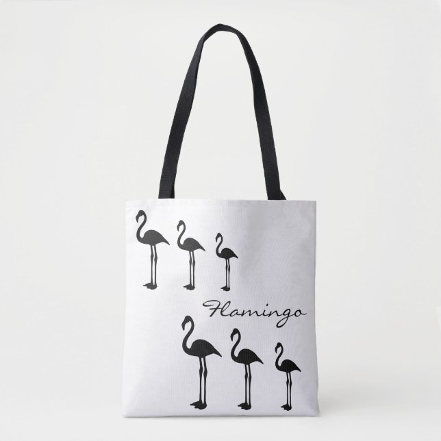 Flamingo Evolution Funky Tote Bag (Front)