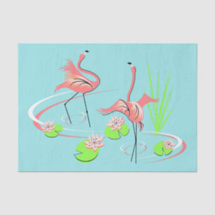 Flamingo Fandango Duo 2 tissue paper