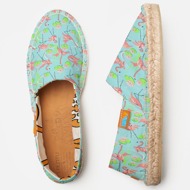 Flamingo Fandango Multi Espadrilles (Side)
