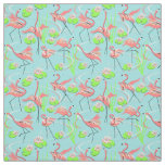 Flamingo Fandango Multi fabric small pattern