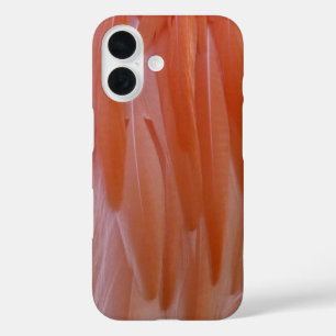 Flamingo Feathers in Shades of Pink iPhone 16 Case