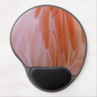 Flamingo Feathers in Shades of Pink Gel Mouse Pad
