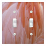 Flamingo Feathers in Shades of Pink Light Switch Cover