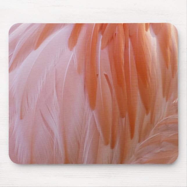Flamingo Feathers in Shades of Pink Mouse Pad (Front)