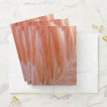 Flamingo Feathers in Shades of Pink Pocket Folder