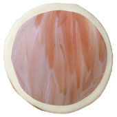 Flamingo Feathers in Shades of Pink Sugar Cookie (Front)