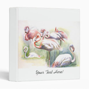 Flamingo Fiesta Avery Binder