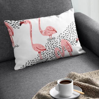 Flamingo Fiesta Lumbar Pillow