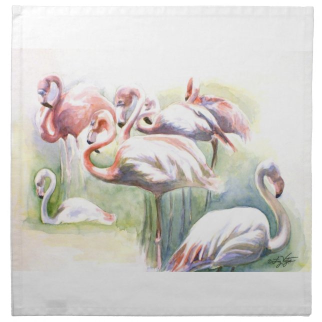 Flamingo Fiesta Napkin (Front)
