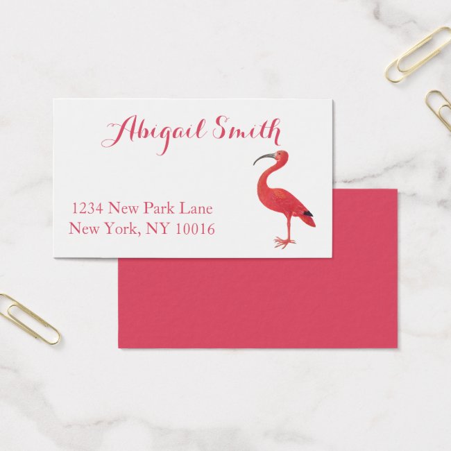 Flamingo - Fine Art Business Cards