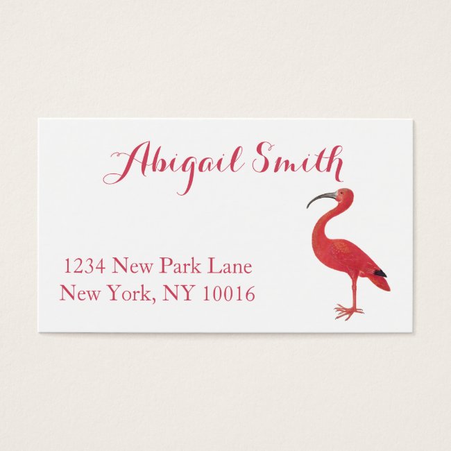Flamingo - Fine Art Business Cards