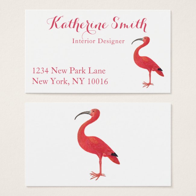 Flamingo - Fine Art Business Cards